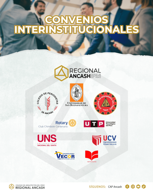 Convenios Interinstitucionales Cap Ancash