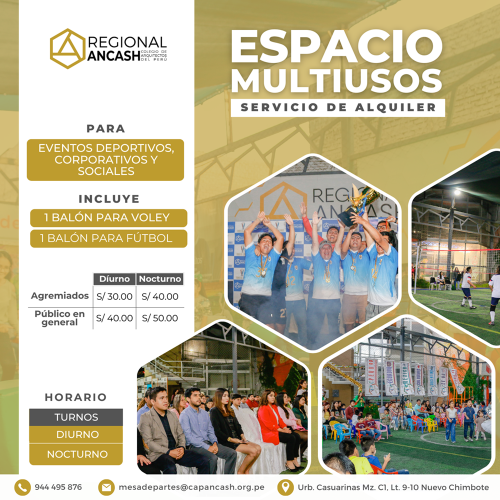 ALQUILER ESPACIO MULTIUSOS