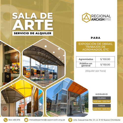 ALQUILER SALA DE ARTE